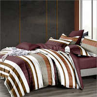 Multicolour  Printed Cotton Double Bedsheet