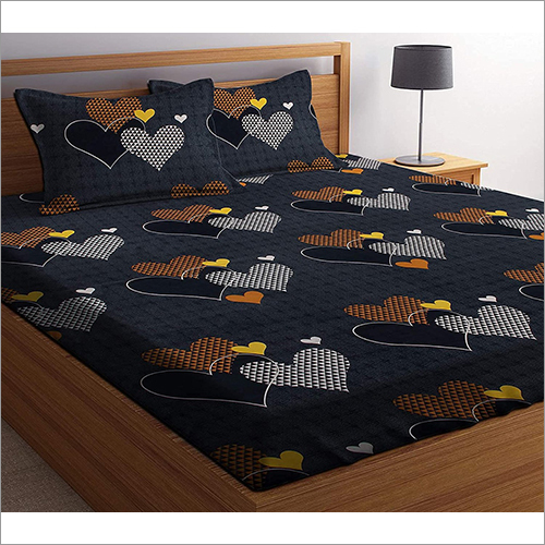 Heavy Polycotton Printed Double Bedsheet