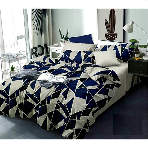 Polycotton Designer Double Bedsheet