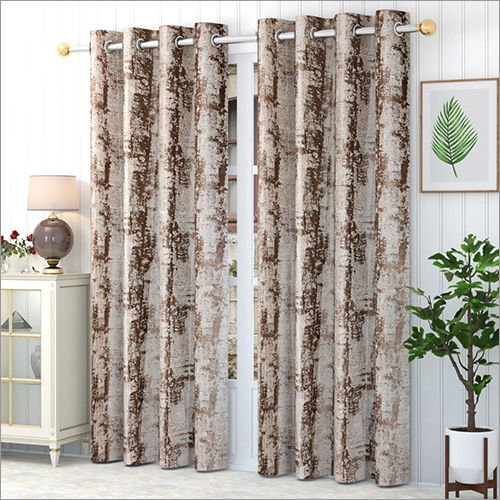 Multicolor Printed Window Curtain