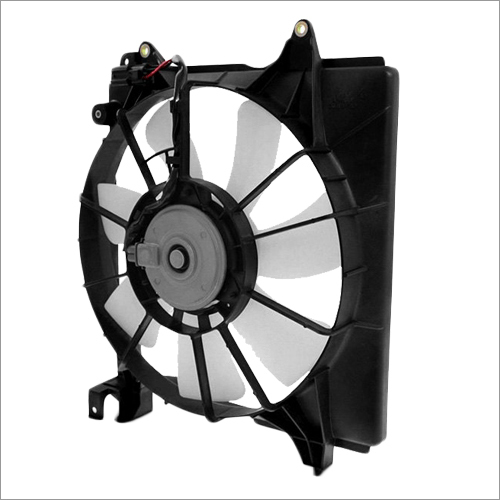 Engine Cooling Fan - Metal Composition, Black and White Color Options | Ideal for Industrial Use, Warranty Included