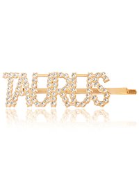 Vembley Appealing Golden Taurus Hairclip For Women and Girls