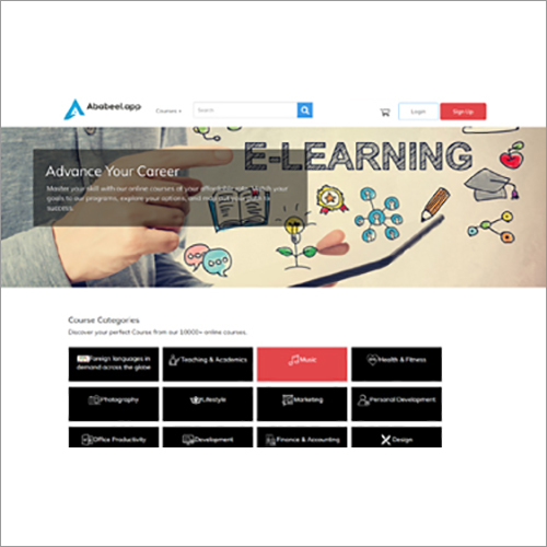 E-Learning  Website Design Service