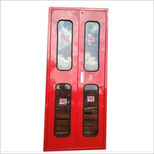Mild Steel Double Door Fire Hose Cabinet Application: Industrial