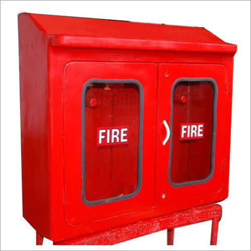 FRP Double Door Hose Box - Industrial Grade, Red Color | Durable Design for Safe Hose Storage