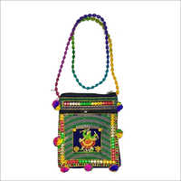 Velvet Handicraft Side Bag