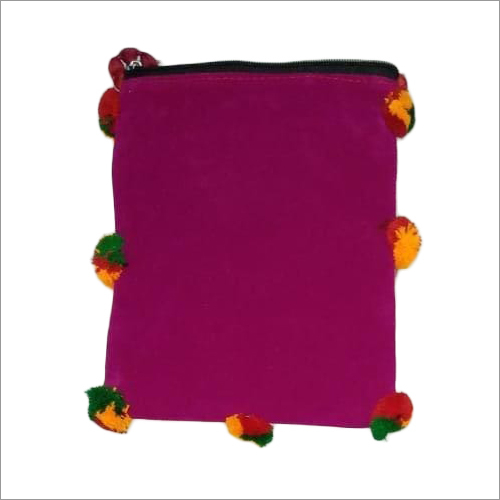 Velvet Handicraft Side Bag