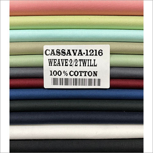 Washable Weave Twill 100 % Cotton Fabric