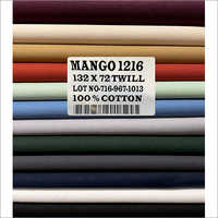 132x72 Twill 100% Cotton Fabric