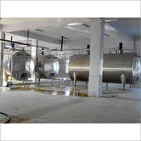 Stainless Steel Horizontal Milk Storage Tank