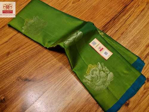 pure silk kanjivaram with side budda