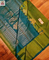 pure silk kanjivaram with side budda