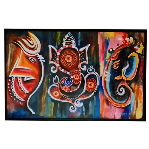 Lord Ganesha in Different Forms Painting