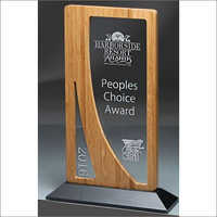 Designed Acrylic And Wooden Mix Trophies