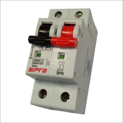 SPN 25A C Curve Miniature Circuit Breaker
