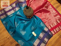 pure kanjivaram silk saree with fancy border