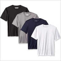 Mens Round Neck  Polyester T Shirt