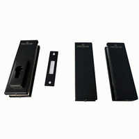 Glass Door Patch Fittings - Color: Silver