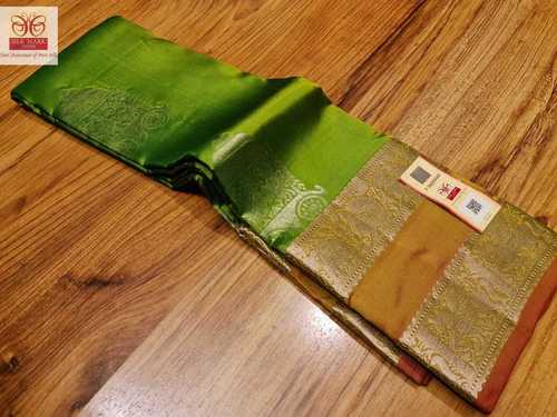 kanjivaram soft silk fancy border saree