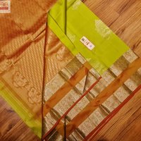 pure kanjivaram silk with side budda