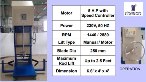 Cheran Foot Mounted 0.5 HP Stirrer Motor