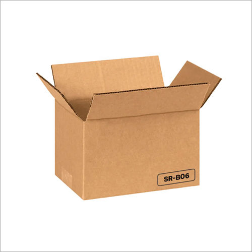 Rectangle Brown Corrugated Box