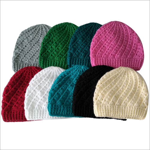 Handmade Single Colour Crochet Beanie
