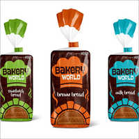 Bread Packaging Rotogravure Printed Plastic Pouches