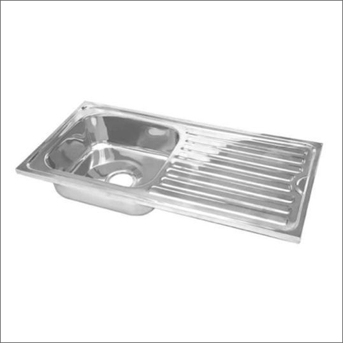 SS Single Bowl Sink With Drain Board
