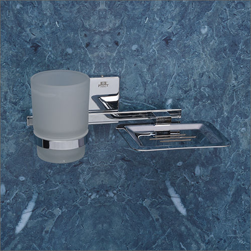 Stainless Steel Creta Series Soap Dish With Dispenser