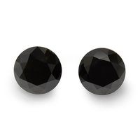 1 CT Round Shape Natural Black Loose Diamonds In Best Quality