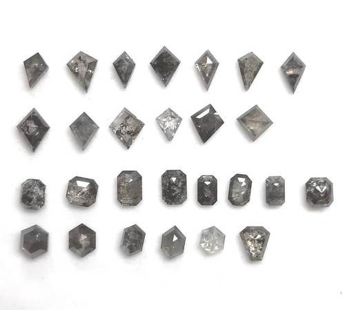 Salt And Pepper Loose Diamonds 1 CT Excellent Quality