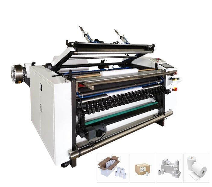 Manual Thermal Paper POS Slitting Rewinding Machine