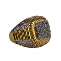 Hip Hop Diamond Ring