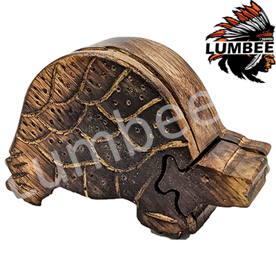 Handcrafted Wooden Animal Tortoise Puzzle For Kids