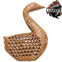 Handcrafted Wooden Duck Undercut Jaali