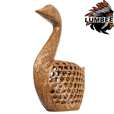 Handcrafted Wooden Duck Undercut Jaali