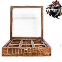 Handcrafted Wooden Spice Box Container