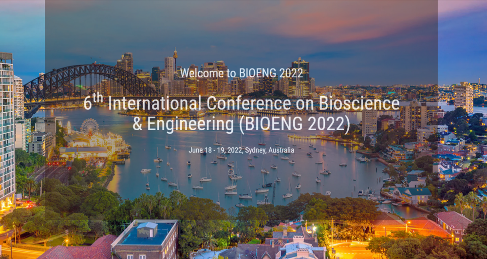 International Conference On Bioscience and Engineering (BIOENG) - Multi-Day Research Event, Knowledge Sharing, Industry Collaboration