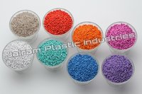Pp Recycle Polymer Granules - Color: Red