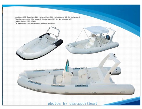 inflatable RIB boat Rigid inflatable boat inflatable fishing boat