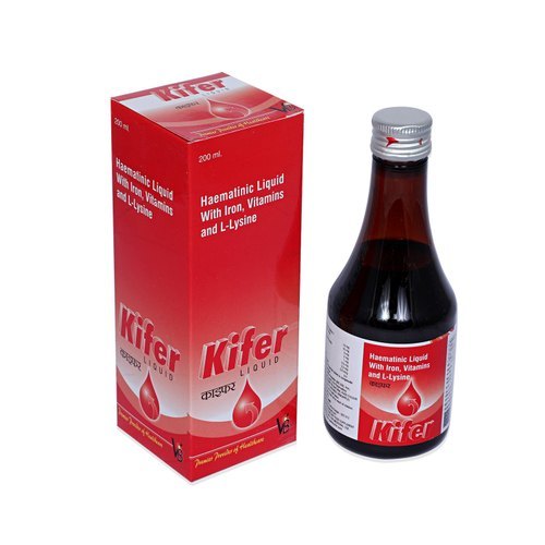 Ferric Ammonium Citrate 10mg  Vitamin B12 Folic Acid and L Lysine 5mg Syrup