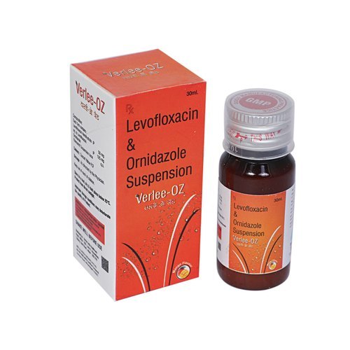 Levofloxacin 50mg and Ornidazole 125mg Suspension