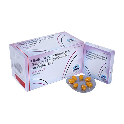 Clindamycin 100mg Clotrimazole 100mg and Tinidazole 100mg Softgels