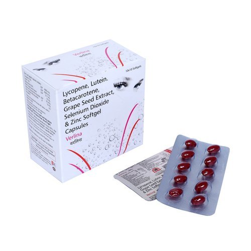 Lycopene Lutein Betacarotene Grape Seed Extract Selenium Dioxide and Zinc Softgels