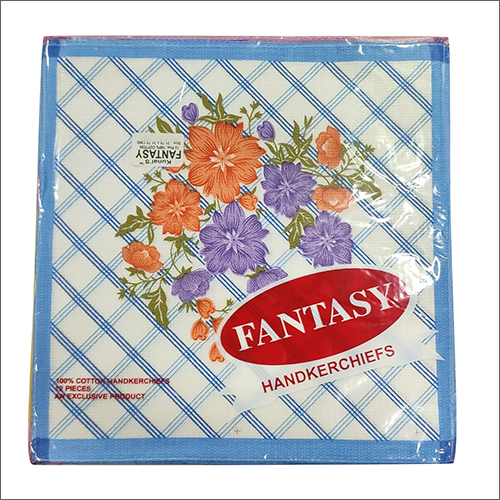 Floral Printed Cotton Handkerchief