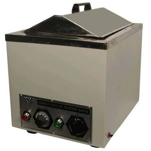 Serological Water Bath - M.S. Custom Size 220-240 Volt AC Up to 80Â°C Temperature Accuracy Â±1Â°C | Industrial Application 1 Year Warranty