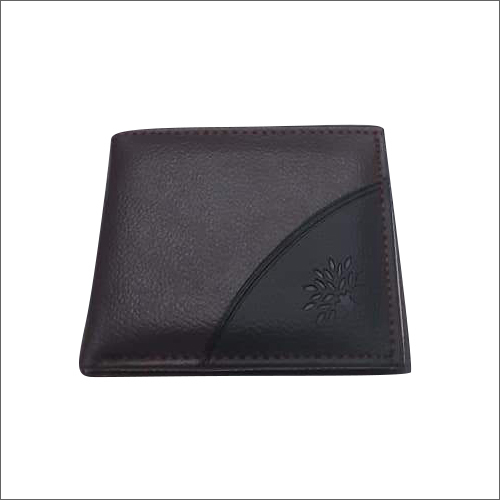 Mens Dual Color Leather Wallet Size: Customised