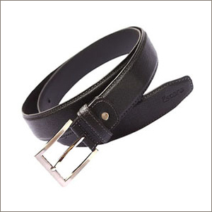 Black Leather Belt By F A UNIFORMS