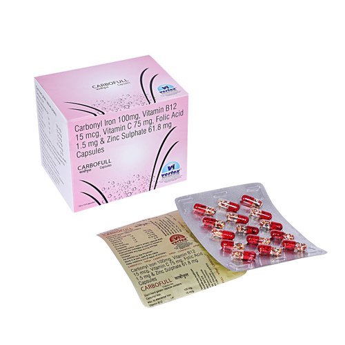 Carbonyl Iron Vitamin C Folic Acid Vitamin B12 and Zinc Capsules